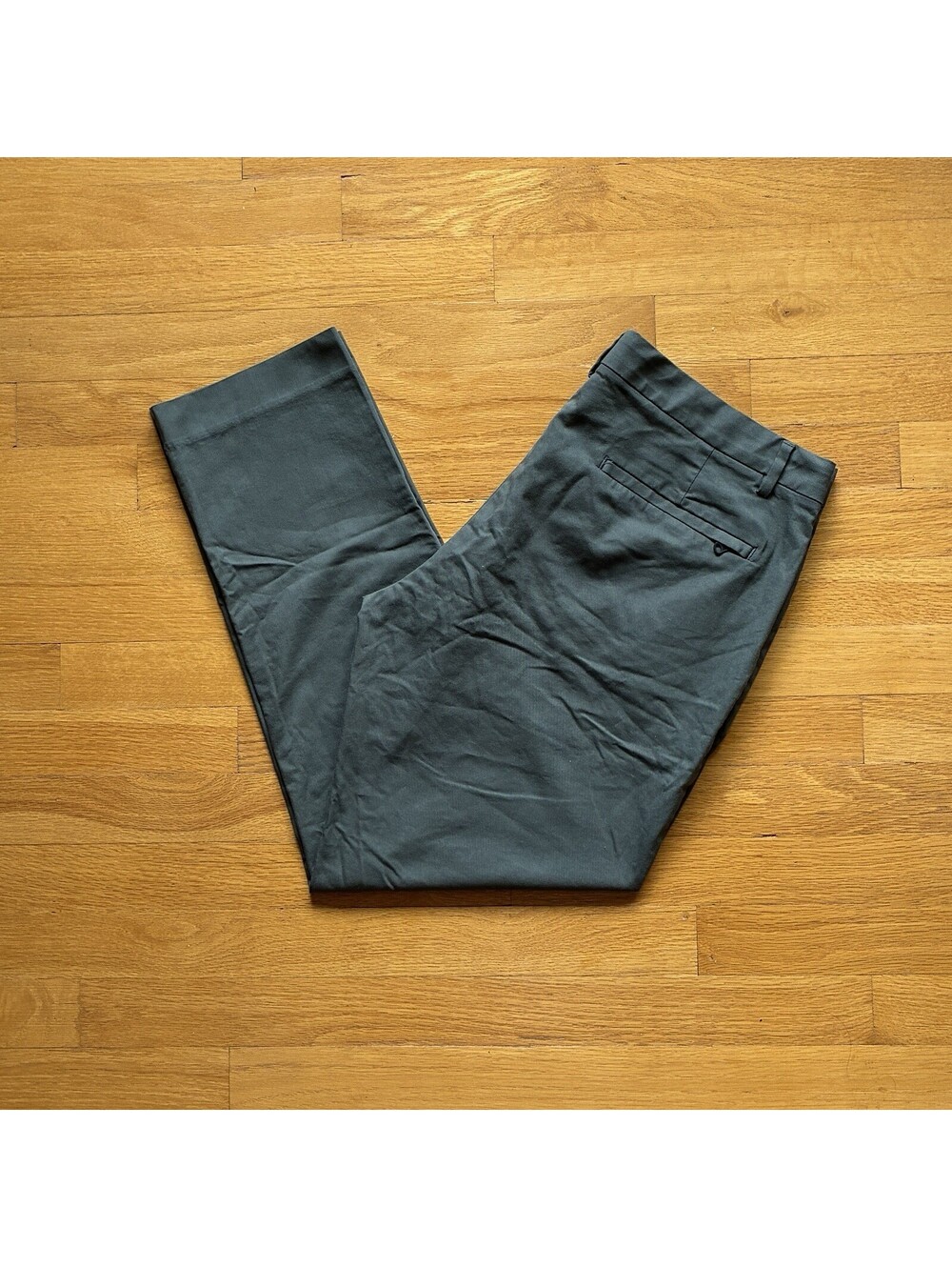 Bonobos Slate Gray Casual Trousers Men's 33×28 Chinos Casual Business Workwear